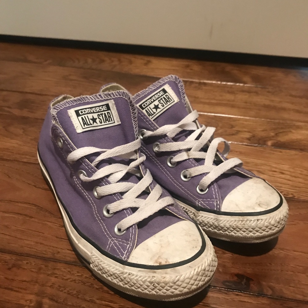Purple Converse Low-Top